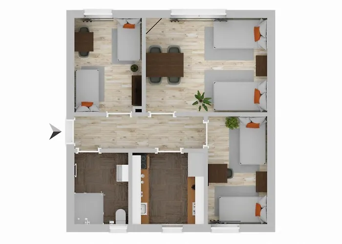 Budgetroom 3 Schlafzimmer Workers Marl (Recklinghausen)